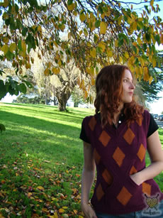 Autumn Argyles in Alamo Square, San Francisco