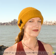This simple hat is a stashbuster that knits up in just a few hours.