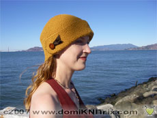 If it's Autumn, you must need a hat!  My new cloche hat