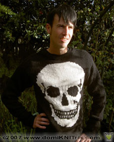 the Big Bad Wolf pullover with Skull